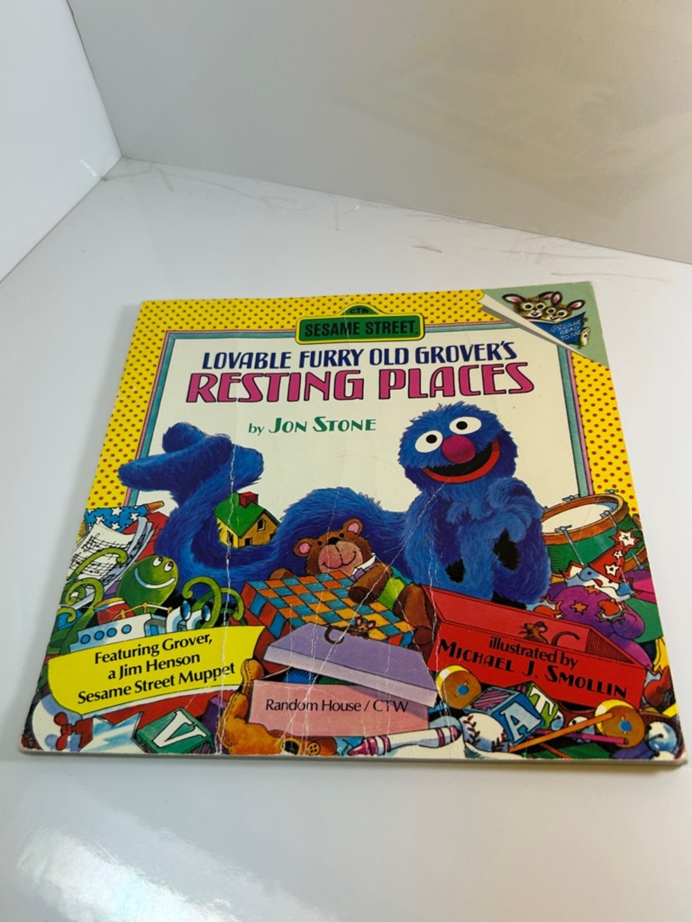 Sesame Street Lovable Furry Old Grover’s Resting Places by Jon Stone (1984)